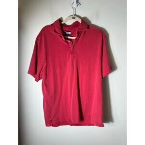 Mens Johnny-O Surfside Raspberry Polo Shirt Sz L